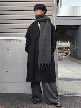 「アイテム（フォーマルスーツ/小物）」を使った、昂優さん（メンズ・175cm）の冬コーディネート