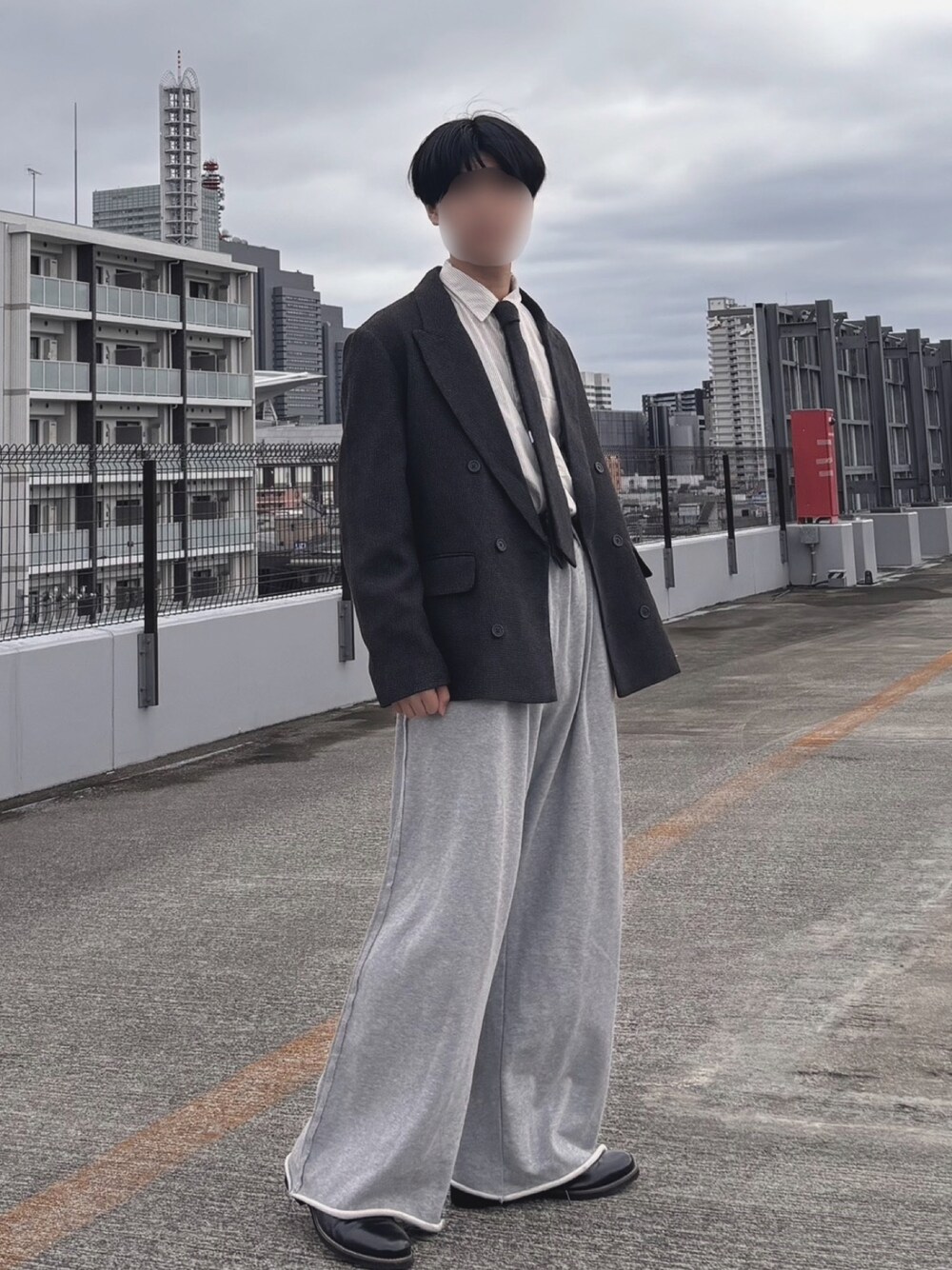 Tweed double tailored jacket / ツイードダブルテーラードジャケット