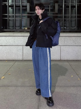 「HARE（ハレ）のアイテム（アクセサリー）」を使った、SIZU（織田信長)さん（メンズ・170cm）の冬コーディネート