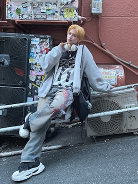 「SPINNS(スピンズ)のアイテム」を使った、SIZU(織田信長)インスタさん(メンズ・170cm)の春コーディネート