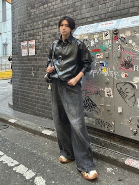 「Spielio（シュピーリオ）のアイテム」を使った、SIZU（織田信長)インスタさん（メンズ・170cm）の春コーディネート