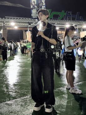 「SPINNS(スピンズ)のアイテム」を使った、SIZU(織田信長)👈🏻インスタさん(メンズ・170cm)の秋コーディネート
