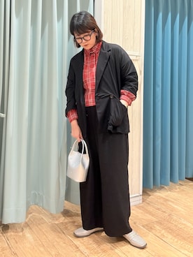「アイテム（アクセサリー）」を使った、砂糖さん（レディース・161cm・30代）の秋コーディネート
