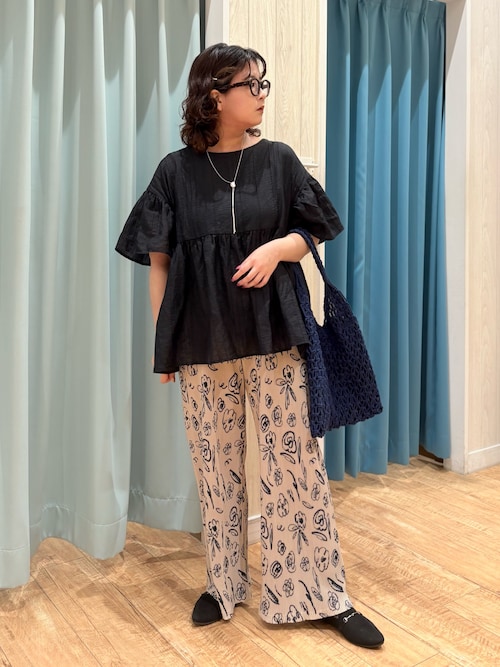 ❁ZU_NA210❁ 新品　ペプラムブラウスセットアップ　M ライトグレー パールペプラムブラウスセットアップ ◇送料無料【スピード配送