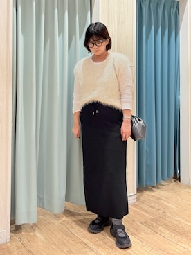 「アイテム（ネックレス）」を使った、砂糖さん（レディース・161cm・30代）の秋コーディネート