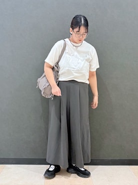 「アイテム（スニーカー）」を使った、砂糖さん（レディース・161cm・30代）の夏コーディネート