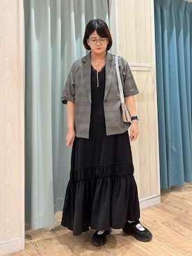 「アイテム（ワンピース/ドレス）」を使った、砂糖さん（レディース・161cm・30代）の夏コーディネート