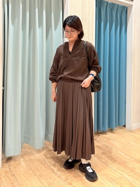 「アイテム（ジャケット/アウター）」を使った、砂糖さん（レディース・161cm・30代）の秋コーディネート