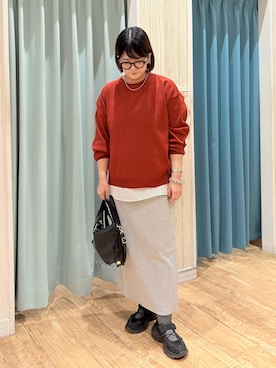 「SHOO・LA・RUE（シューラルー）のアイテム（スニーカー）」を使った、砂糖さん（レディース・161cm）の秋コーディネート