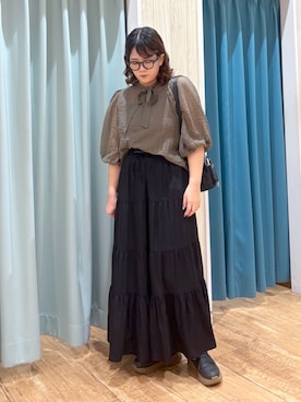 「Lee（リー）のアイテム」を使った、砂糖さん（レディース・161cm）の夏コーディネート