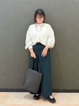 「アイテム（パンツ）」を使った、砂糖さん（レディース・161cm・30代）の秋コーディネート