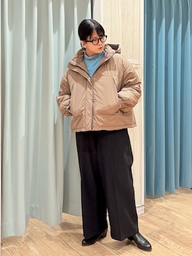 「アイテム（アクセサリー）」を使った、砂糖さん（レディース・161cm）の秋コーディネート