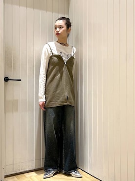 「アイテム（その他トップス）」を使った、usuさん（レディース・165cm・20代）の秋コーディネート