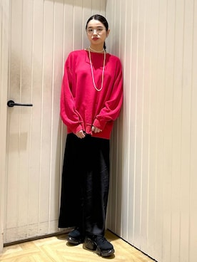 「アイテム（スウェット）」を使った、usuさん（レディース・165cm・20代）の秋コーディネート