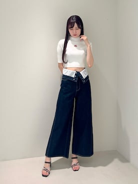 「MERCURYDUO(MERCURYDUO)」｜kyokaさん（レディース・167cm）の春コーディネート