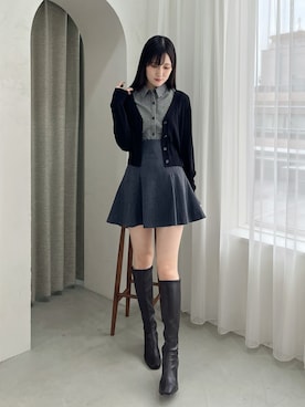「アイテム（ブーツ）」を使った、kyokaさん（レディース・167cm・20代）の夏コーディネート