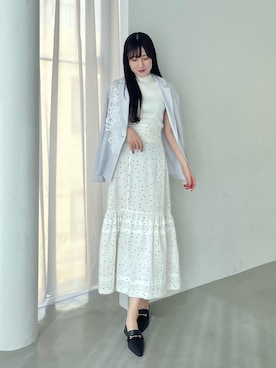 「MERCURYDUO(MERCURYDUO)」｜kyokaさん（レディース・167cm）の春コーディネート