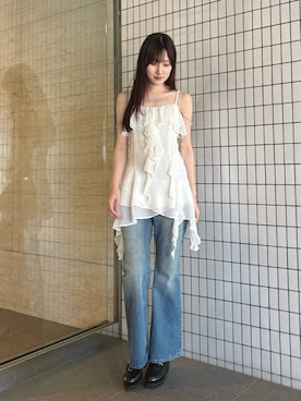 「アイテム（ブーツ）」を使った、kyokaさん（レディース・167cm・20代）の夏コーディネート