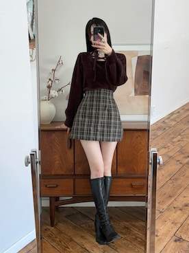 「チョーカー」｜kyokaさん（レディース・167cm）の秋コーディネート