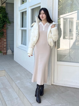 「アイテム（ワンピース）」を使った、kyokaさん（レディース・167cm）の夏コーディネート