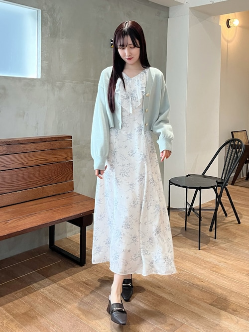 MERCURYDUO(マーキュリーデュオ) ワンピース ラッフルカラーパターン MERCURYDUO(マーキュリーデュオ) ワンピース ラッフルカラーパターン