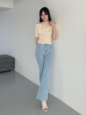 「MERCURYDUO(MERCURYDUO)」｜kyokaさん（レディース・167cm）の春コーディネート