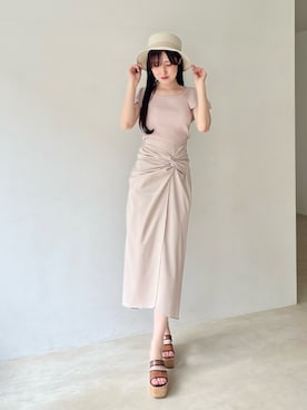 「MERCURYDUO(MERCURYDUO)」｜kyokaさん（レディース・167cm）の春コーディネート