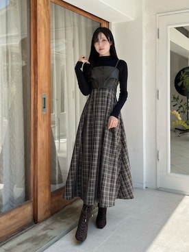 「アイテム（ブーツ）」を使った、kyokaさん（レディース・167cm・20代）の夏コーディネート