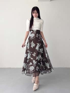 「MERCURYDUO(MERCURYDUO)」｜kyokaさん（レディース・167cm）の春コーディネート