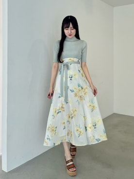「MERCURYDUO(MERCURYDUO)」｜kyokaさん（レディース・167cm）の春コーディネート
