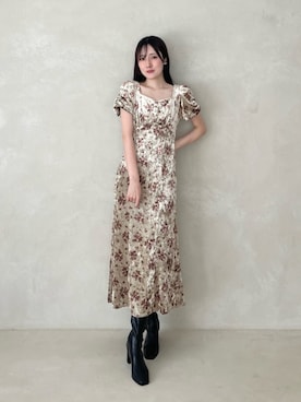 「MERCURYDUO（マーキュリーデュオ）のアイテム（ブーツ）」を使った、kyokaさん（レディース・167cm）の夏コーディネート