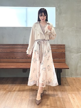 「MERCURYDUO(MERCURYDUO)」｜kyokaさん（レディース・167cm）の春コーディネート