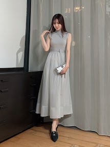 お値下げ❣️【新品未使用】マーキュリーデュオ　ニットドッキングワンピース　Sサイズ 2WAYジャガードカーデドッキングニットワンピース[品番