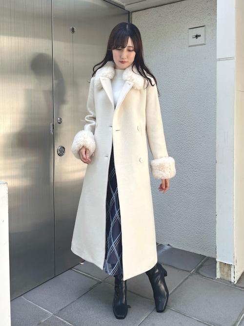 セール】モールチェックミモレ丈スカート（スカート）｜MERCURYDUO