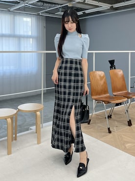 「MERCURYDUO(MERCURYDUO)」｜kyokaさん（レディース・167cm）の春コーディネート