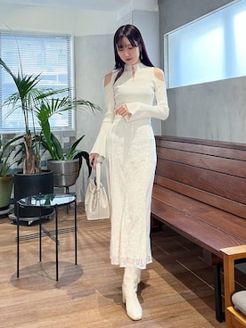 「MERCURYDUO(MERCURYDUO)」｜kyokaさん（レディース・167cm）の春コーディネート