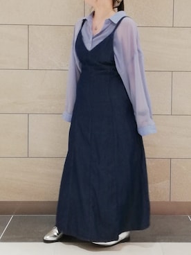 「Cepica（セピカ）のアイテム（ワンピース/ドレス）」を使った、rena.さん（レディース・157cm）の夏コーディネート