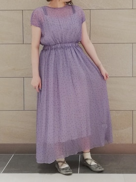 「Cepica（セピカ）のアイテム（ワンピース/ドレス）」を使った、rena.さん（レディース・157cm）の夏コーディネート