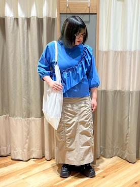 さっち🐾さんの（Samansa Mos2 blue | サマンサモスモスブルー）を使ったコーディネート