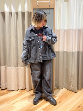 「フレアスリーブ」｜「アイテム（ジャケット/アウター）」を使った、さっち🐾さん（レディース・152cm）の秋コーディネート