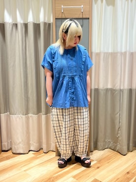 「サマンサモスモス」｜さっち🐾さん（レディース・152cm）の夏コーディネート