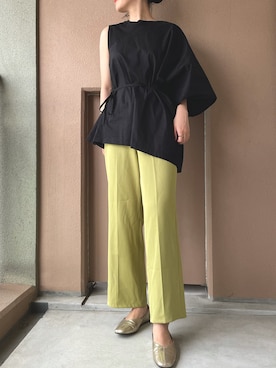 「KBF+」｜「アイテム（パンツ）」を使った、yasuさん（レディース・165cm）の夏コーディネート