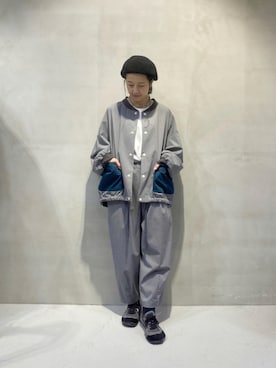 「FRAPBOIS」｜「アイテム（ブルゾン）」を使った、azuさん（レディース・153cm）の夏コーディネート