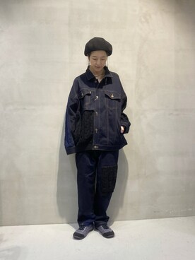 「FRAPBOIS」｜「アイテム（ブルゾン）」を使った、azuさん（レディース・153cm）の秋コーディネート