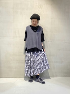 「FRAPBOIS（フラボア）のアイテム」を使った、azuさん（レディース・153cm）の夏コーディネート