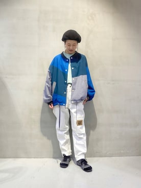 「FRAPBOIS」｜「アイテム（ブルゾン）」を使った、azuさん（レディース・153cm）の夏コーディネート