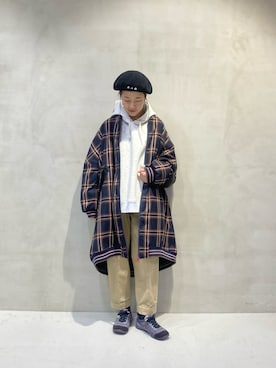「FRAPBOIS」｜「アイテム（ブルゾン）」を使った、azuさん（レディース・153cm）の冬コーディネート