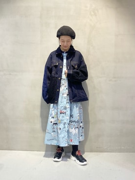 「FRAPBOIS」｜「アイテム（ブルゾン）」を使った、azuさん（レディース・153cm）の秋コーディネート