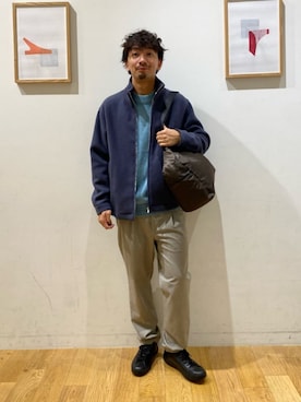「green label relaxing（グリーンレーベルリラクシング）のアイテム（ブルゾン）」を使った、10776kyさん（メンズ・179cm）の秋コーディネート