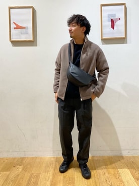 「green label relaxing（グリーンレーベルリラクシング）のアイテム（ブルゾン）」を使った、10776kyさん（メンズ・179cm）の秋コーディネート